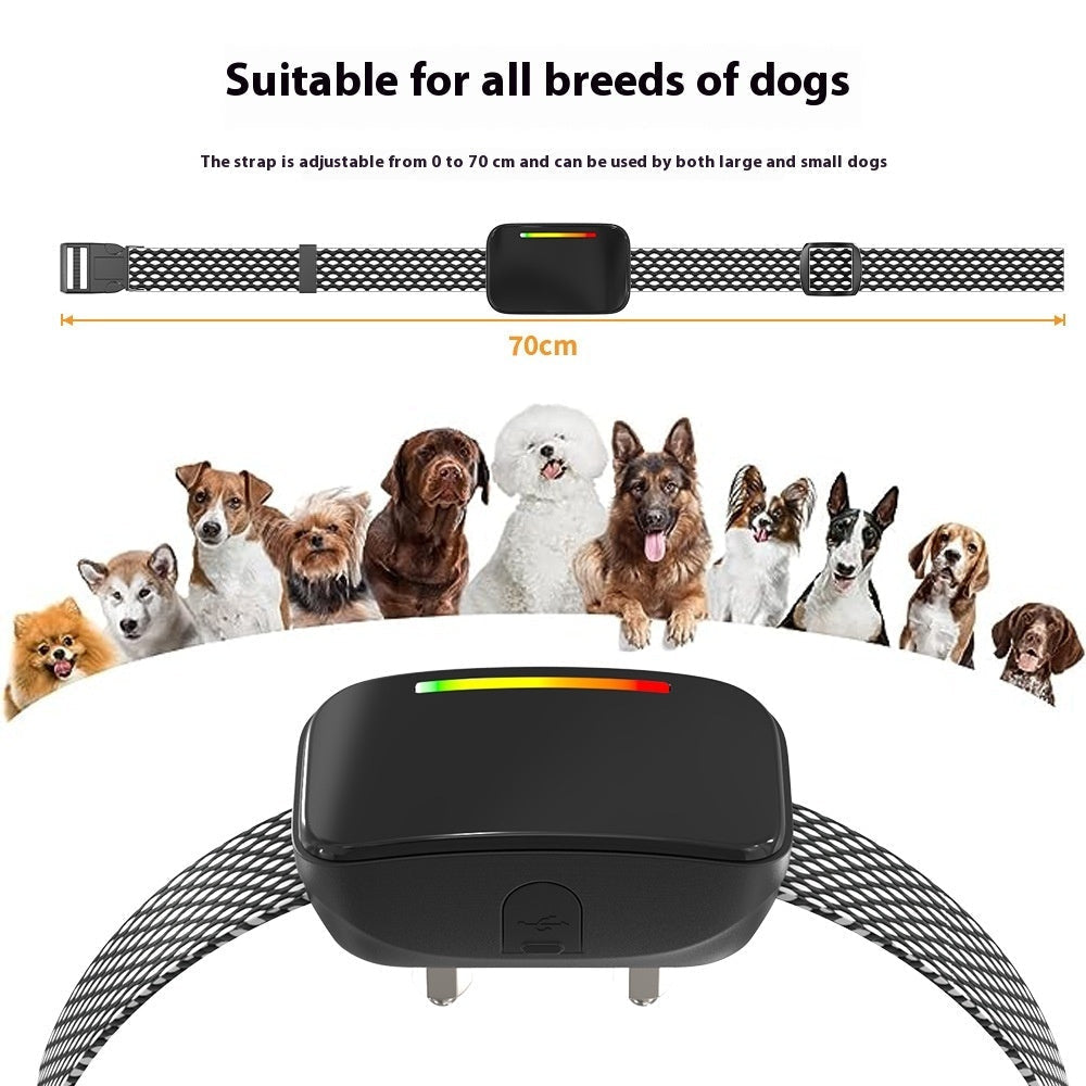 HKM-6486589 Automatic Voice Control Bark Stopper - Multi-Color, Dual-Mode Device for All Dog Breeds