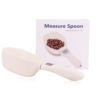 HKM-6487101 Smart Weighing Pet Food Shovel - Hygienic ABS Material, Easy to Clean, Accurate Measuring (250ML Capacity, Up to 800g)