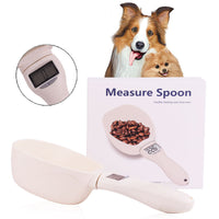 HKM-6487101 Smart Weighing Pet Food Shovel - Hygienic ABS Material, Easy to Clean, Accurate Measuring (250ML Capacity, Up to 800g)