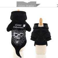 HKM-6487485 Pet Halloween Costume Collection: Skull, Spider, Bat Wings & Pumpkin Styles for Cats