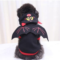 HKM-6487485 Pet Halloween Costume Collection: Skull, Spider, Bat Wings & Pumpkin Styles for Cats