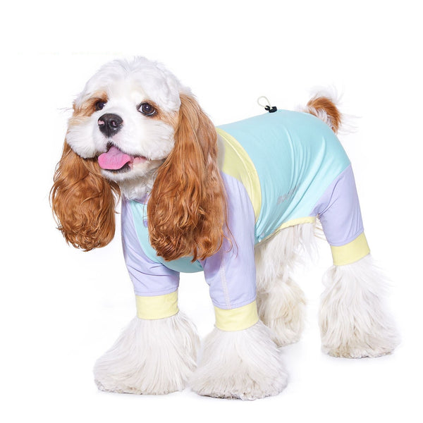 HKM-6488893 Lightweight Sun-Proof & Insect-Proof Clothing for Small Dogs in Blue and Pink