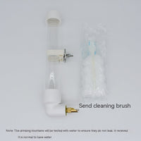 HKM-6489149 Automatic Parrot Water Fountain Dispenser 130ml - Pet Hanging Drinking Bottle for Rabbits