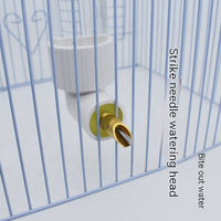 HKM-6489149 Automatic Parrot Water Fountain Dispenser 130ml - Pet Hanging Drinking Bottle for Rabbits