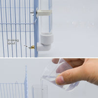 HKM-6489149 Automatic Parrot Water Fountain Dispenser 130ml - Pet Hanging Drinking Bottle for Rabbits