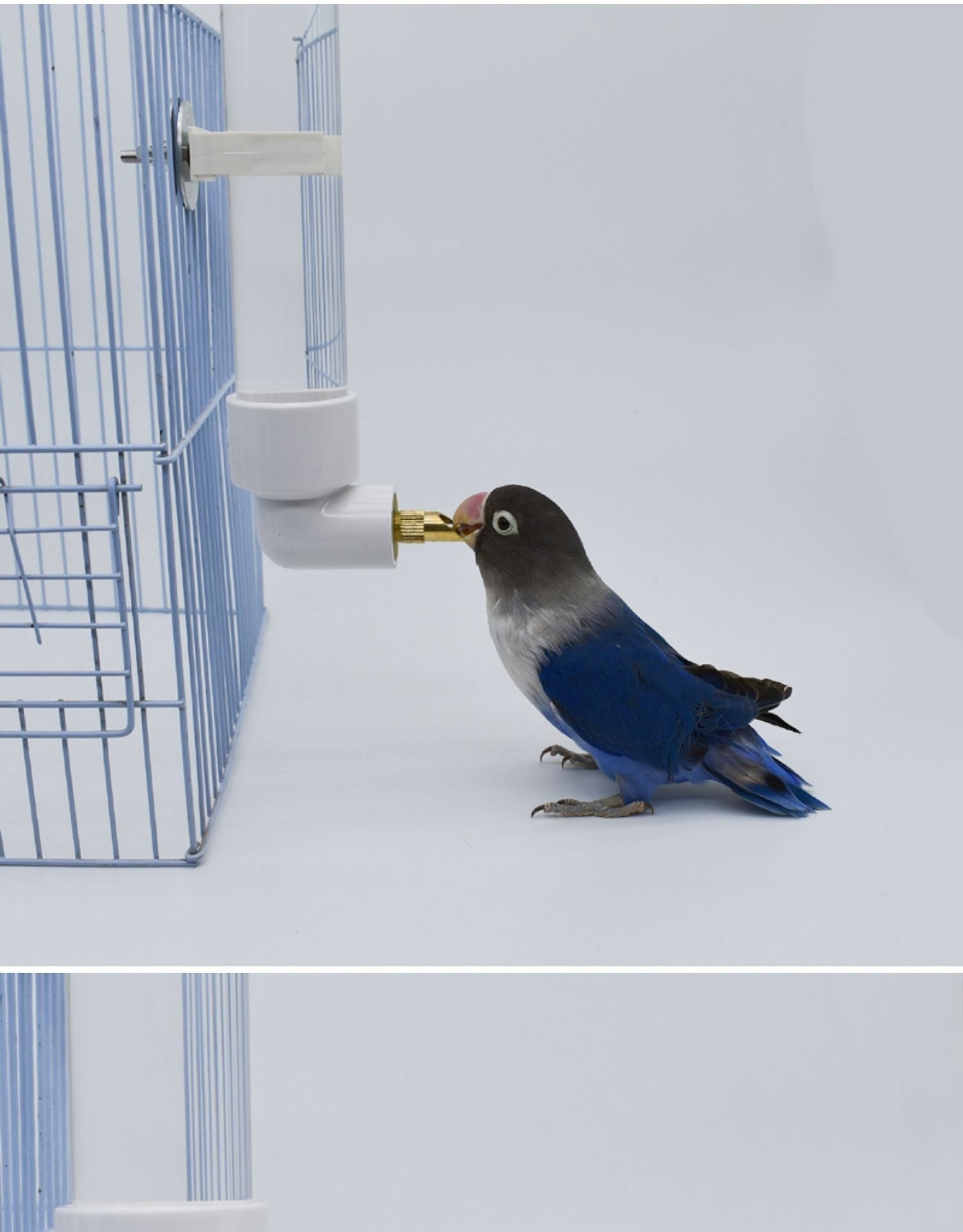 HKM-6489149 Automatic Parrot Water Fountain Dispenser 130ml - Pet Hanging Drinking Bottle for Rabbits