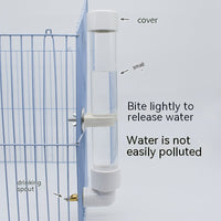 HKM-6489149 Automatic Parrot Water Fountain Dispenser 130ml - Pet Hanging Drinking Bottle for Rabbits