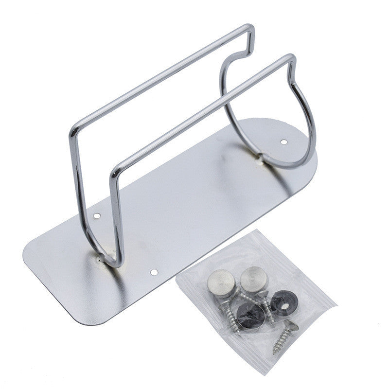 HKM-648979 Electric Hair Clipper Holder Rack - Stainless Steel Stand for Barbershops and Home Use in Silver and Gold