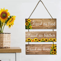 HKM-648979 Farmhouse Wooden Wall Art for Kitchen and Dining Room Decor