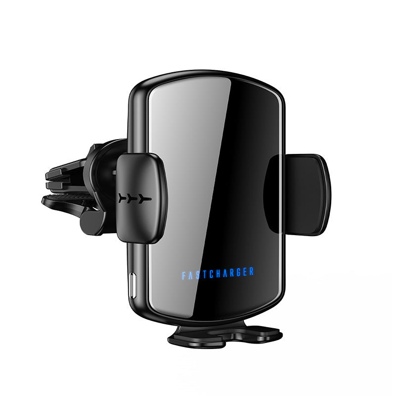 HKM-649107 Wireless Car Charger with Type-C Interface - Cool Black and Starry Gray