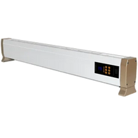 HKM-649171 Electric Baseboard Heater with Adjustable Thermostat, Remote Control, and Overheat Protection