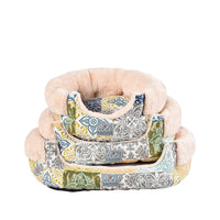 HKM-6493117 Cozy Removable Cotton Pet Nest with Detachable Dog Mat - Washable and Breathable Design