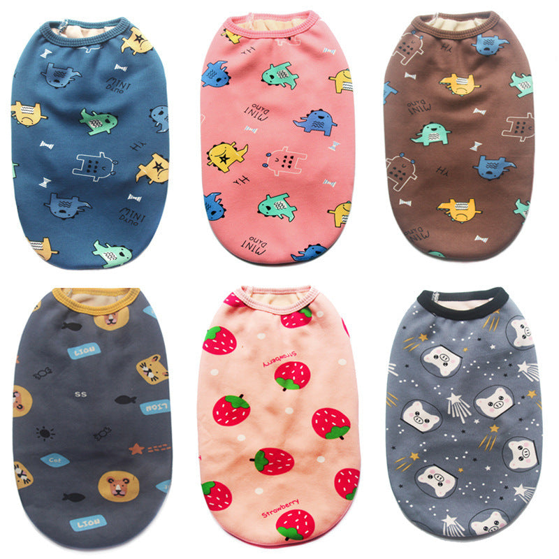 HKM-6493245 Cozy Plush Vest for Pets - Available in Various Sizes and Colors