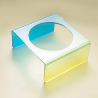 HKM-6495037 Acrylic Cat and Dog Bowl Rack with Anti-Tumble Design - Various Colors Available