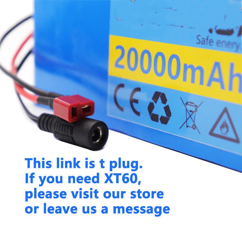HKM-649619 48V Lithium Ion Battery 20Ah 1000W 18650 13S3P with BMS and Charger