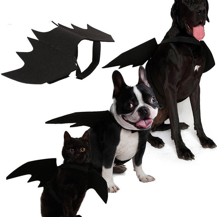 HKM-649619 Dog Bat Wings Costume Accessory with Adjustable Velcro Straps