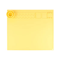 HKM-649683 Waterproof Silicone Drawing Mat for Kids - Foldable DIY Art Mat with Cup