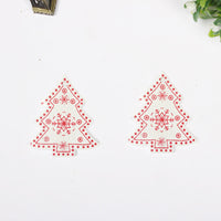 HKM-649683 Wooden Christmas Ornaments - European Style Cartoon Craft Pendants, MDF Hanging Decorations