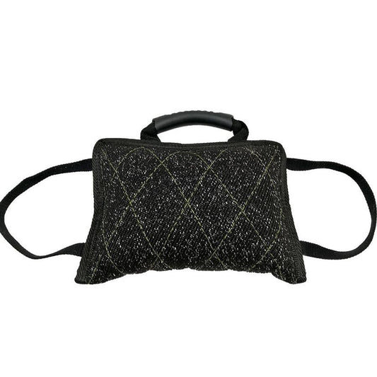 HKM-649747 Durable Dog Biting Pillow made of Coarse Hemp with Thick Double-Layer Nylon Webbing