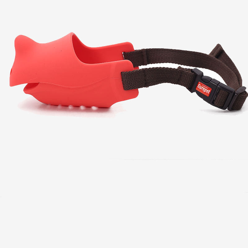 HKM-6498493 Adjustable Silicone Dog Muzzle for Comfortable Breathing - Multiple Sizes Available