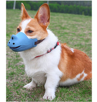 HKM-6498493 Adjustable Silicone Dog Muzzle for Comfortable Breathing - Multiple Sizes Available