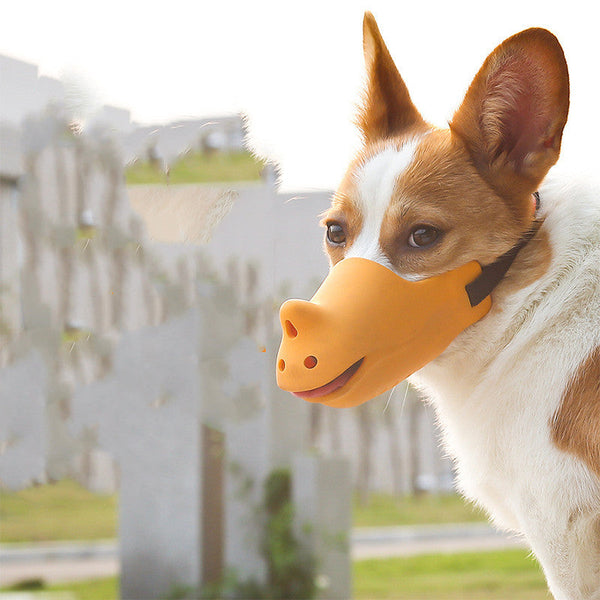 HKM-6498493 Adjustable Silicone Dog Muzzle for Comfortable Breathing - Multiple Sizes Available