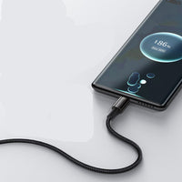 HKM-649939 Baseus 5A USB C to Type-C Charging Cable, 1m/2m Length, Quick Charge Compatible with Android Phones