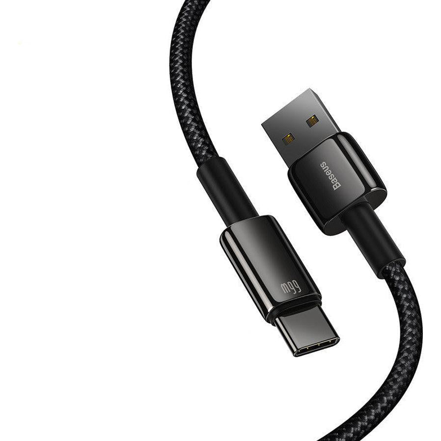 HKM-649939 Baseus 5A USB C to Type-C Charging Cable, 1m/2m Length, Quick Charge Compatible with Android Phones