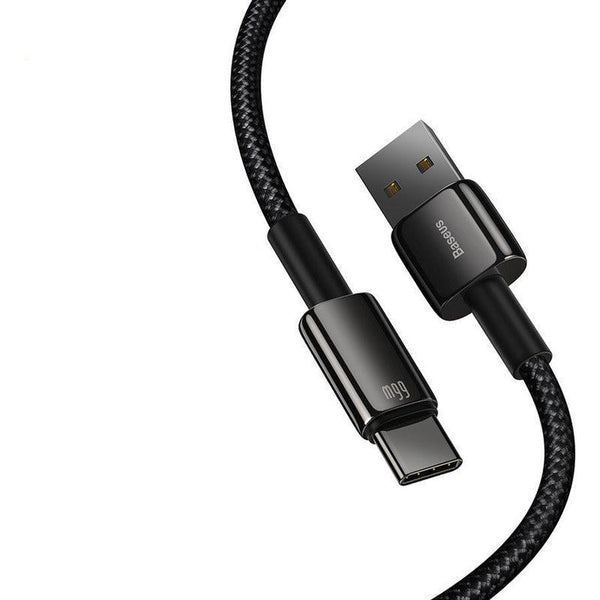 HKM-649939 Baseus 5A USB C to Type-C Charging Cable, 1m/2m Length, Quick Charge Compatible with Android Phones