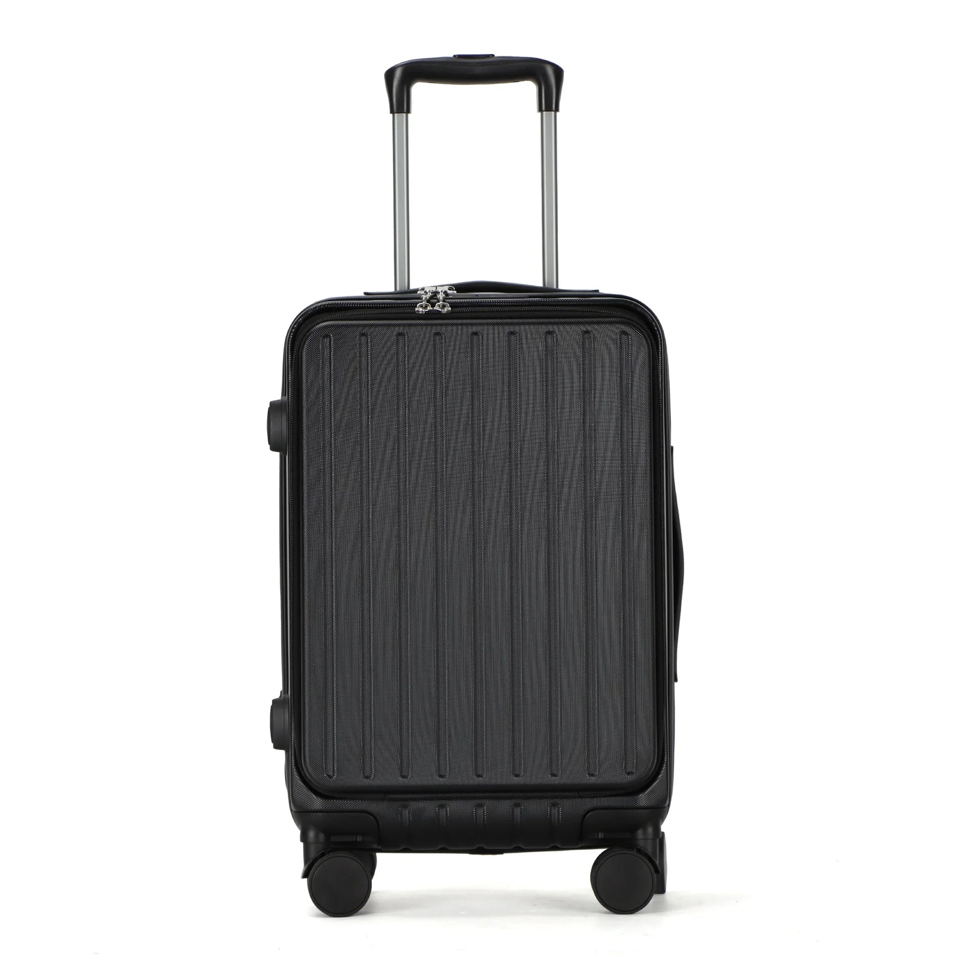 HKM-649939 Custom Logo 4-Wheel ABS Trolley Suitcase with Laptop Compartment for Travel
