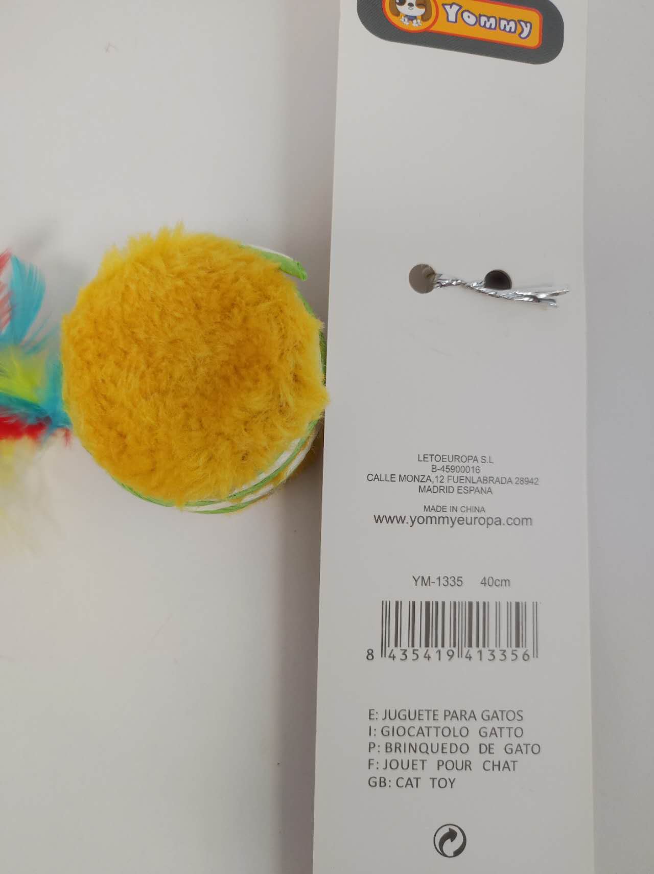 HKM-6499645 Small Interactive Cat Pendant Teaser for Engaging Playtime