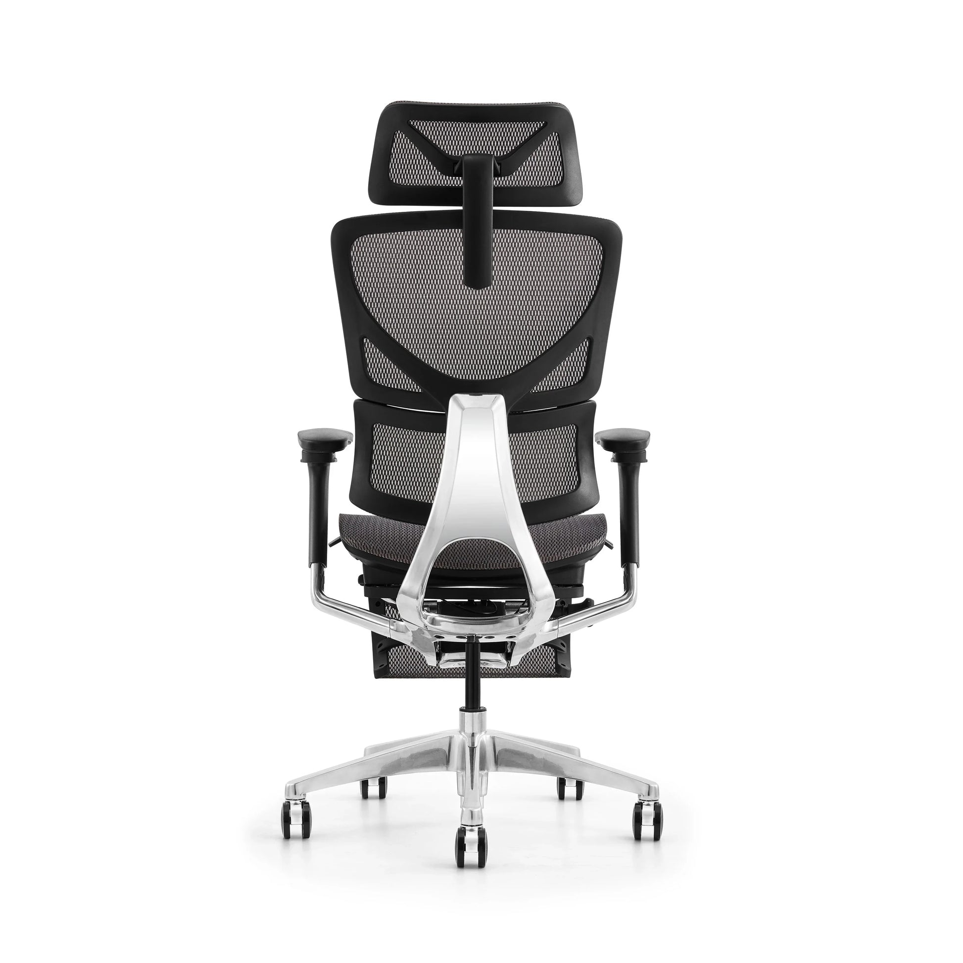 HKM-650003 Ergonomic Leather Gaming and Office Chair with Footrest and Swivel Function
