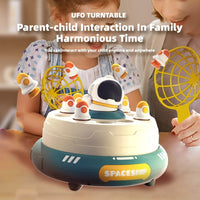 HKM-650003 Rocket Disk Bounce Table - Interactive Baby Educational Toy for Family Fun and Brain Training Activities