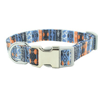 HKM-650259 Comfortable Polyester Flower Pattern Cat Collar with Adjustable Sizing Options