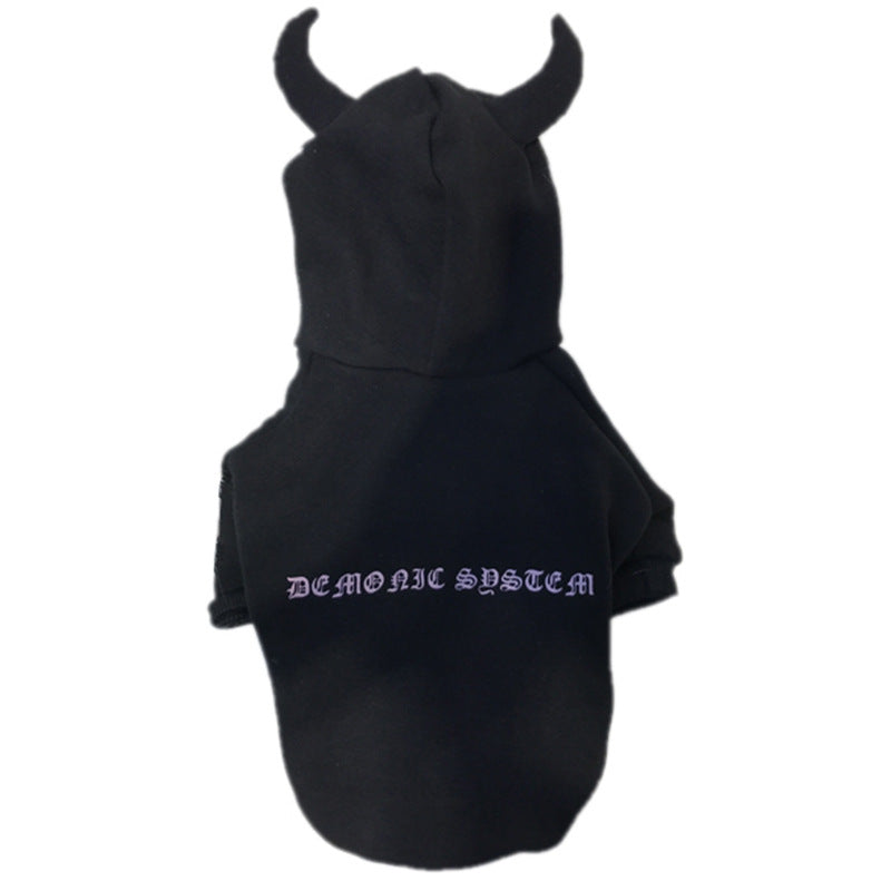 HKM-6502973 Cozy Coral Velvet Hoodie for Small to Medium Dogs - Winter Sweater for Yorkshire, Chihuahua, Alaska