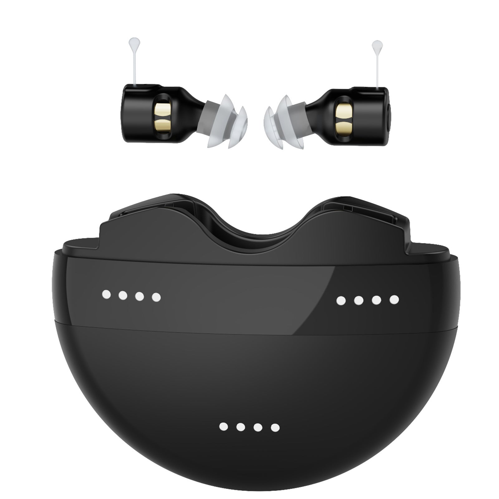 HKM-650387 Rechargeable Digital Voice Amplifier for Enhanced Hearing with Volume Memory and Feedback Suppression