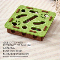 HKM-6505405 Interactive Cat Puzzle Toy with Maze and Bell Ball for Indoor Mental Stimulation and Exercise