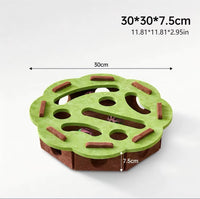 HKM-6505405 Interactive Cat Puzzle Toy with Maze and Bell Ball for Indoor Mental Stimulation and Exercise