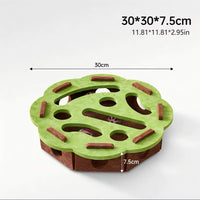 HKM-6505405 Interactive Cat Puzzle Toy with Maze and Bell Ball for Indoor Mental Stimulation and Exercise