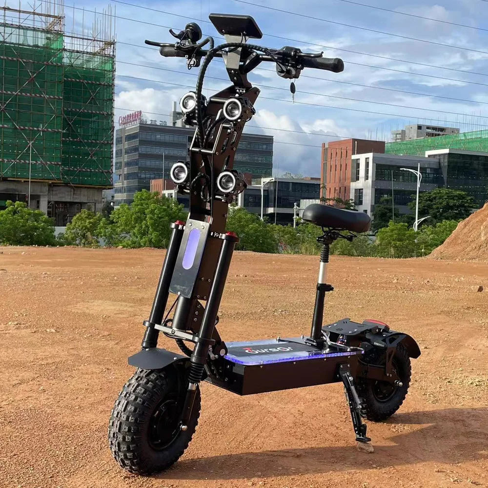 HKM-650579 14-inch Electric Scooter for Adults, Foldable, 8000W, 70-130KM Range, Max Speed <50km/h, Designed for Urban Commuting