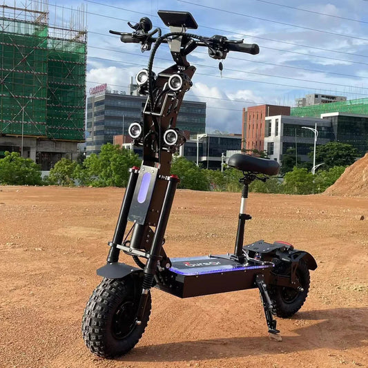 HKM-650579 14-inch Electric Scooter for Adults, Foldable, 8000W, 70-130KM Range, Max Speed <50km/h, Designed for Urban Commuting