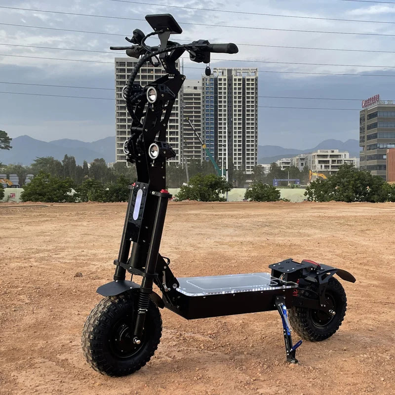 HKM-650579 14-inch Electric Scooter for Adults, Foldable, 8000W, 70-130KM Range, Max Speed <50km/h, Designed for Urban Commuting
