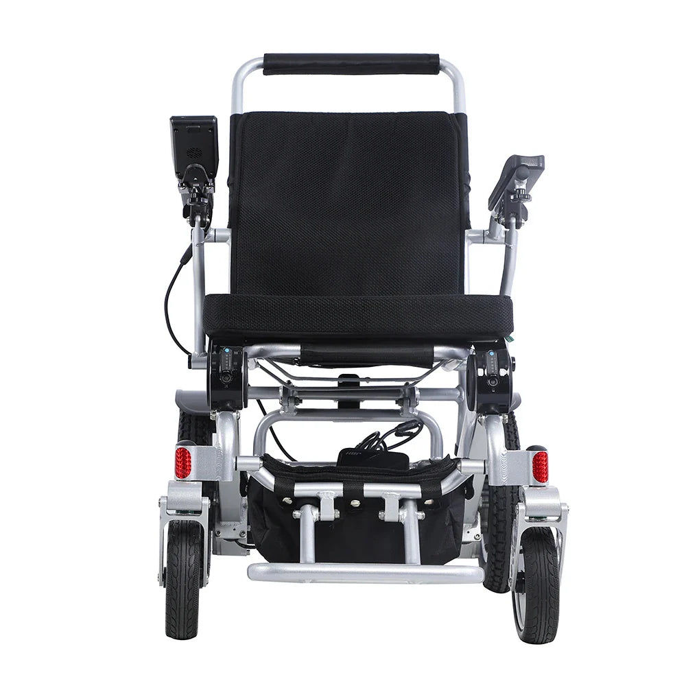 HKM-650579 Electric Power Wheelchair D09 with Removable Battery, 20km Range, 6 km/h Speed, Aluminum Alloy Frame