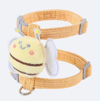 HKM-6506045 Decorative Wing-Shaped Cat Harness and Leash Set for Comfortable Walking
