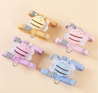 HKM-6506045 Decorative Wing-Shaped Cat Harness and Leash Set for Comfortable Walking