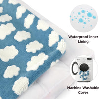 HKM-6507837 Large Thick Shredded Foam Dog Bed with Removable Cover - Cozy Plush Design with Anti-Slip Bottom