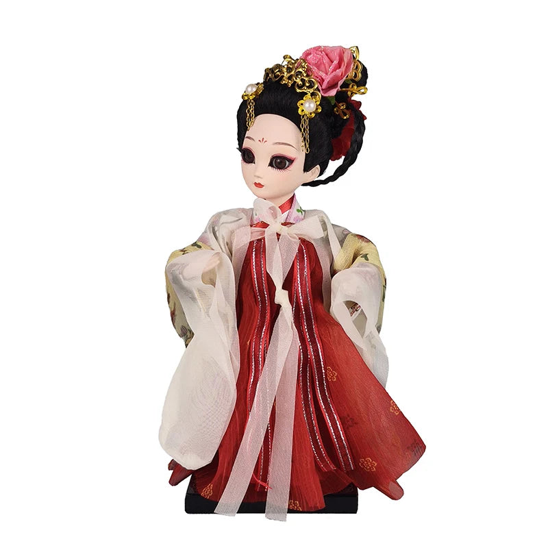 HKM-650835 Metal Silk Action Figure of Yang Guifei - Movable Miniature Gift