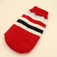 HKM-6508733 Knitted Wool Winter Sweater for Small Dogs - Multiple Sizes Available