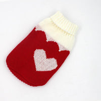 HKM-6508733 Knitted Wool Winter Sweater for Small Dogs - Multiple Sizes Available