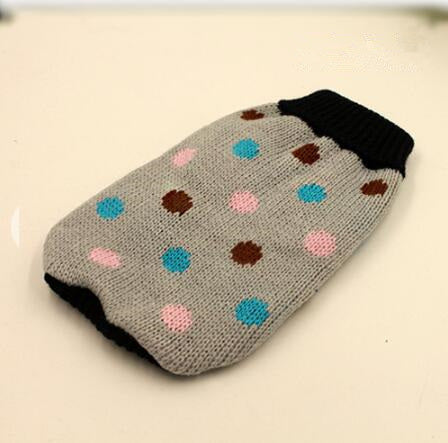 HKM-6508733 Knitted Wool Winter Sweater for Small Dogs - Multiple Sizes Available